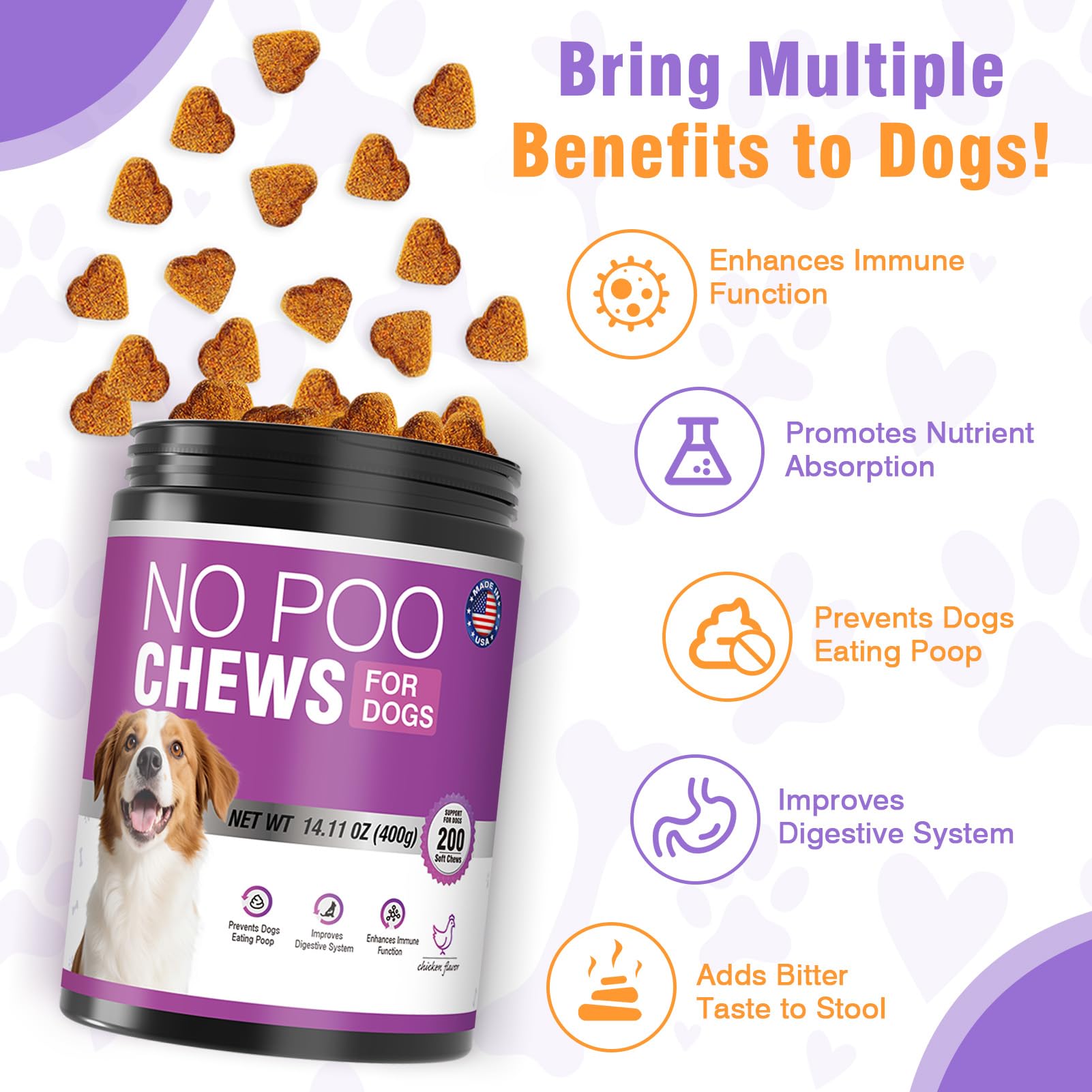 TTIXRL No Poo Chews soft chew texture for easy feeding