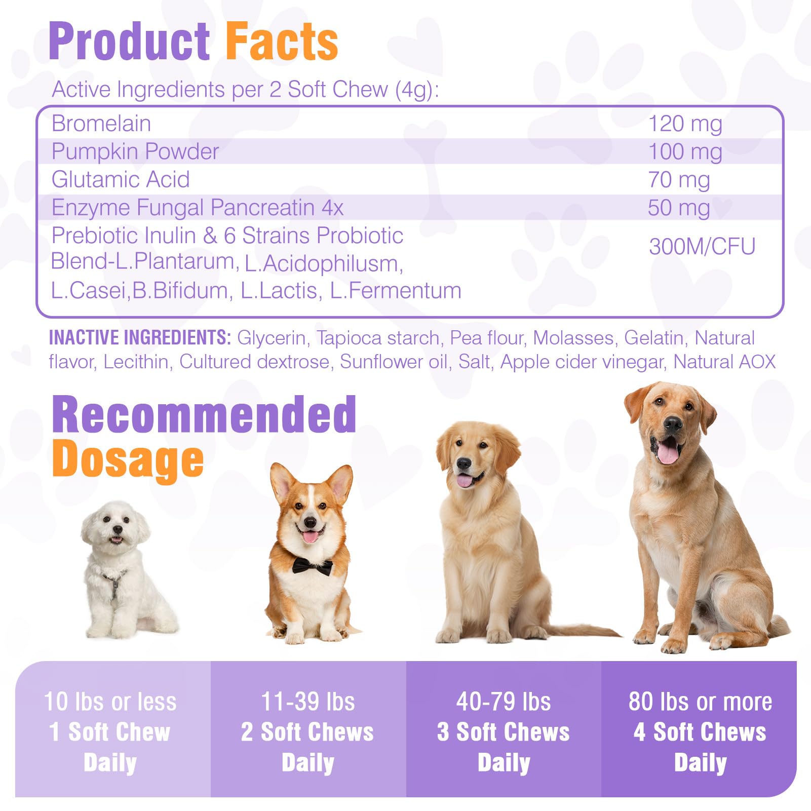 TTIXRL packaging label close-up displaying features and ingredients.