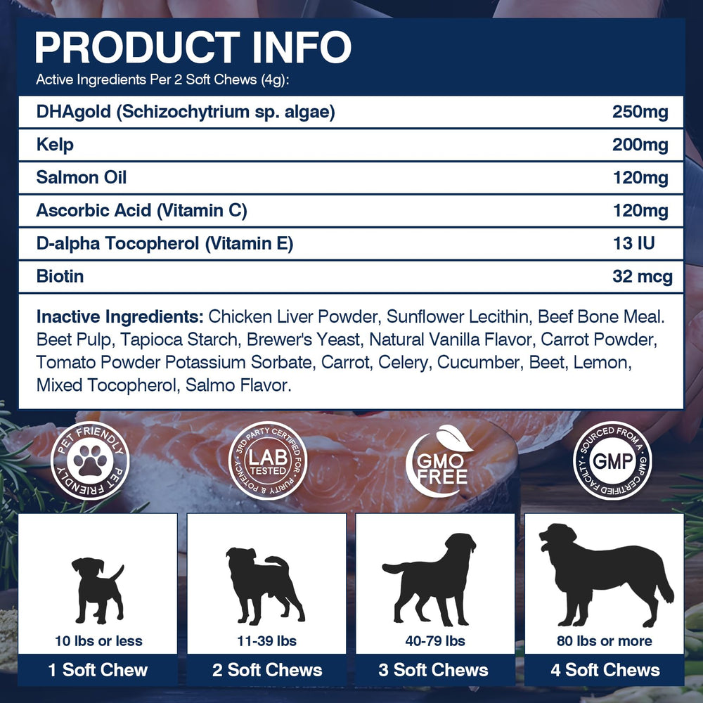 TTLXBL easy-dosing chews image showing simple daily feeding routine.