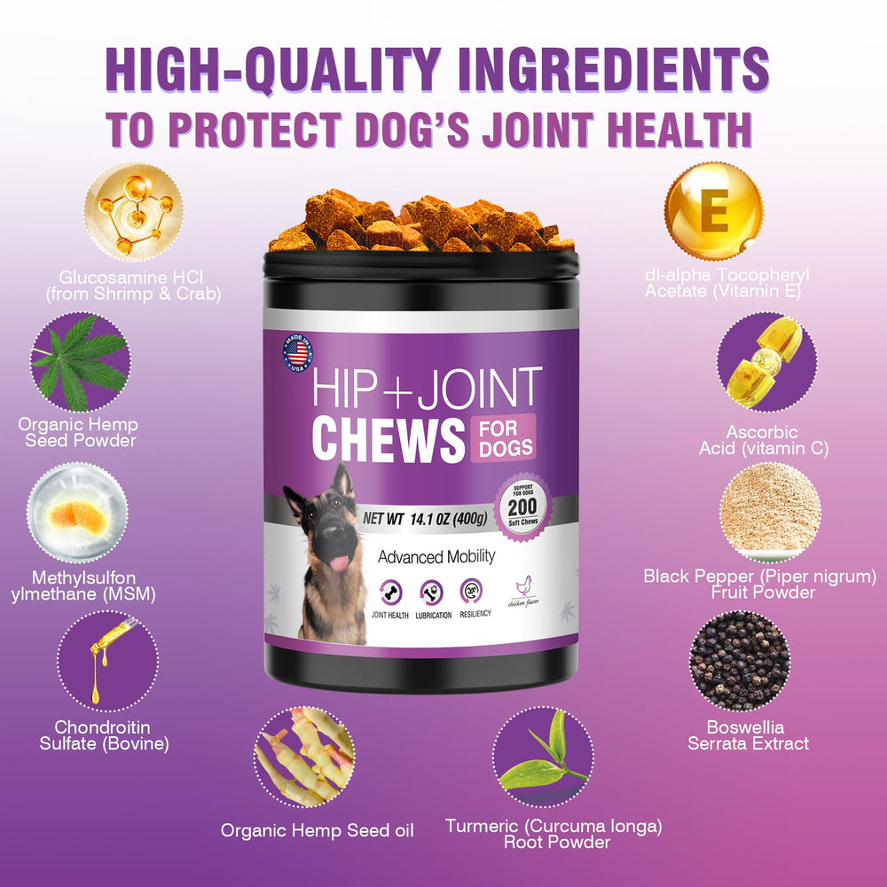 TTLXRL chicken-flavored dog joint treats are easy to feed at mealtime.