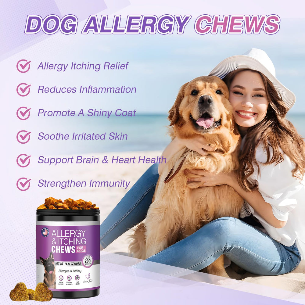 TTLXRL dog itch relief chews jar label