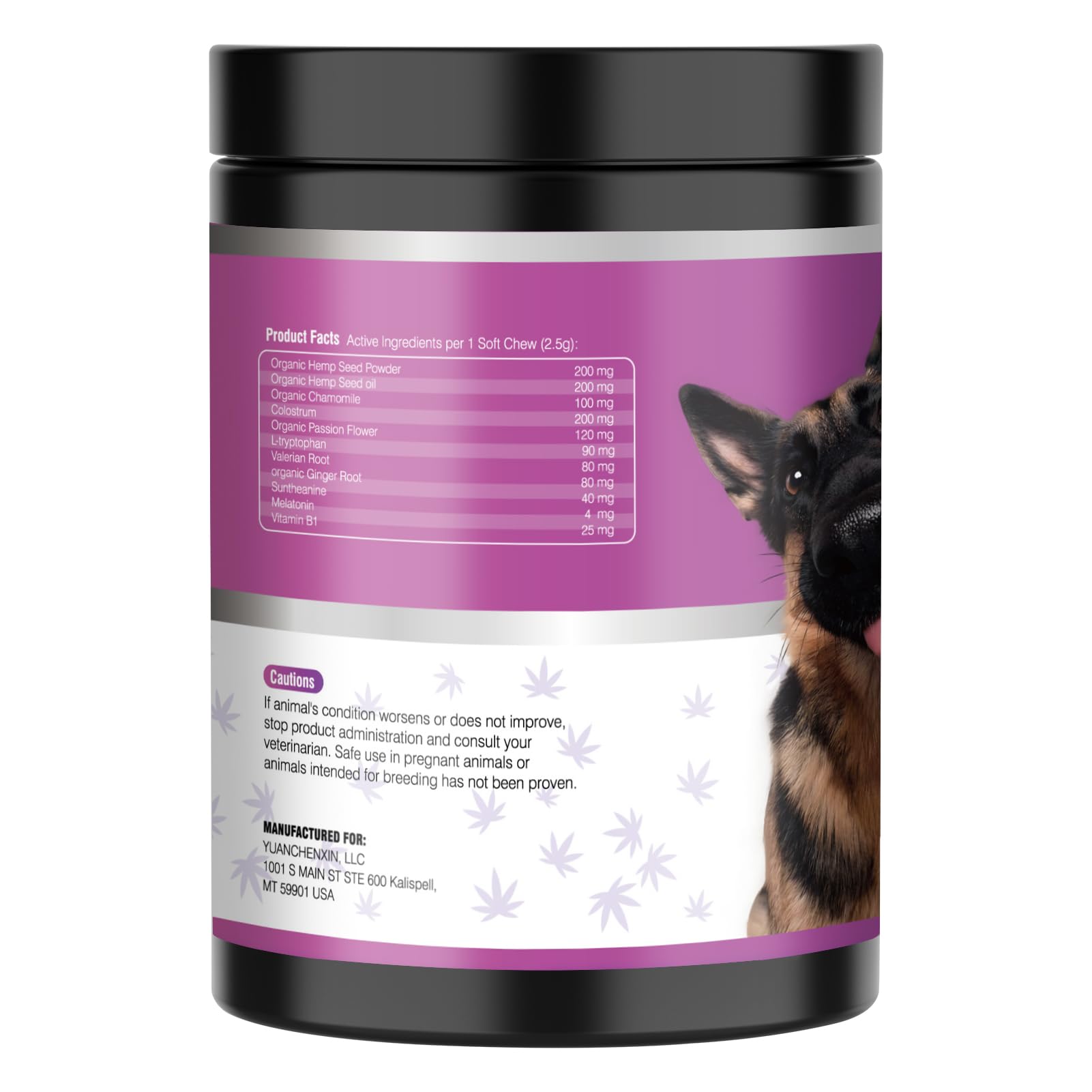 TTLXRL dosage guide chart on box aiding size-based dosing