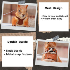 TTMIMIK leash with traction rope connection for secure, gentle control during walks.