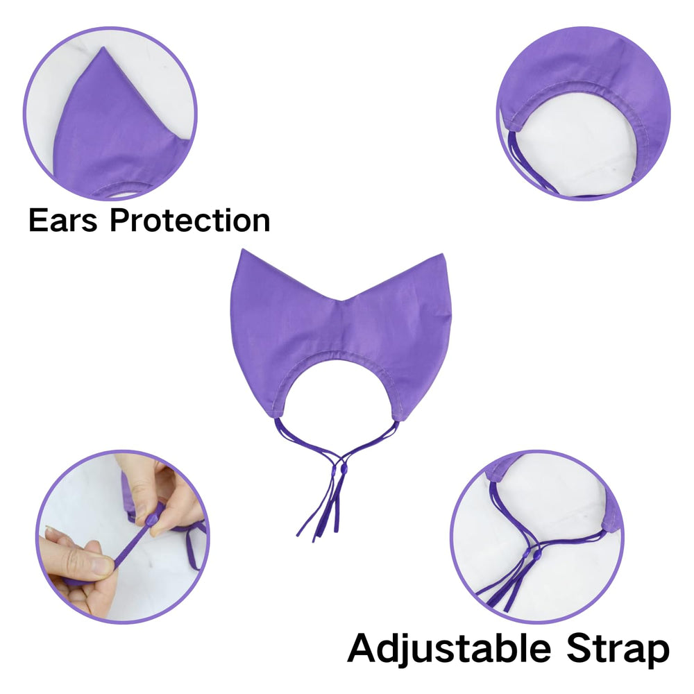 TTMIMIK waterproof pet shower cap material blocks water entry for clean baths.