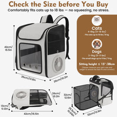 TTPet safety leash inside keeps your pet secure while peeking out.