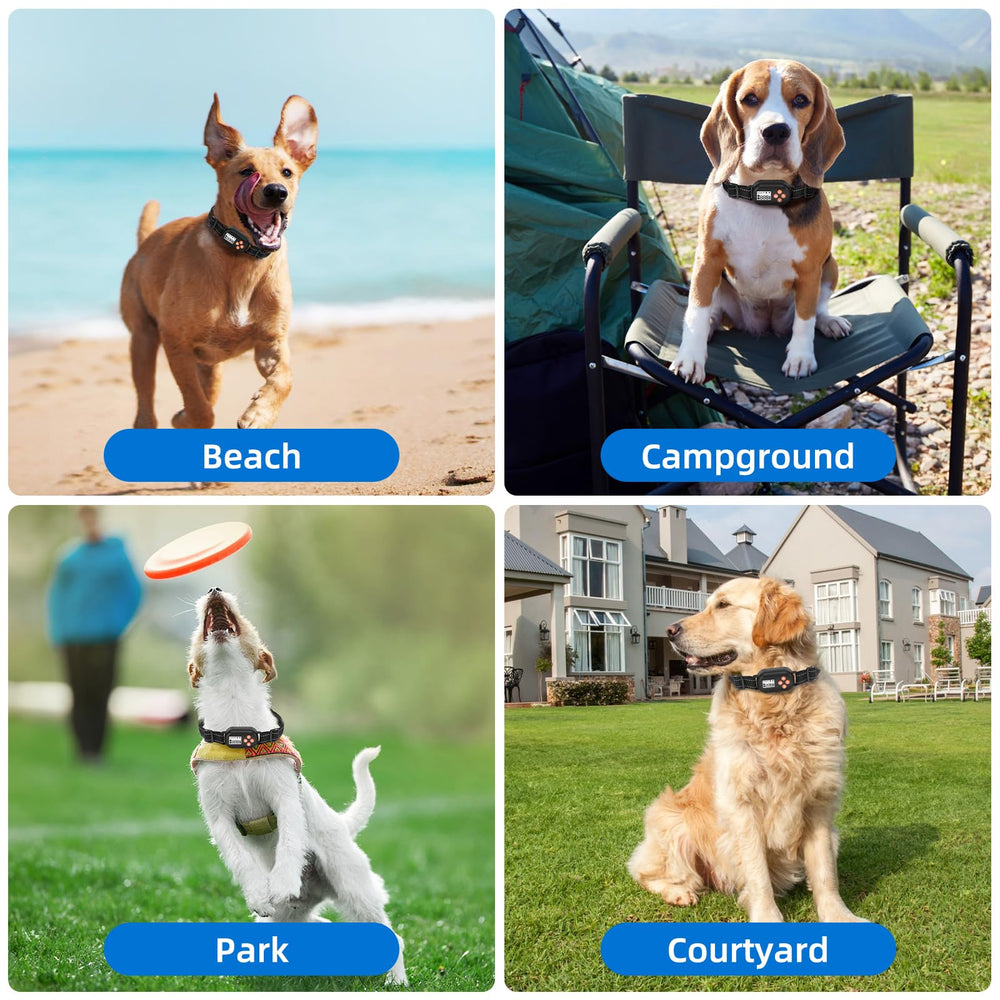 TTPet GPS fence in-yard setup image demonstrating quick initial setup