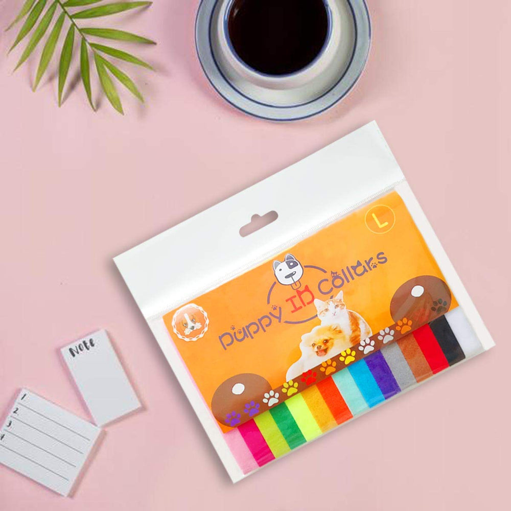 TTSAM Puppy Id Collars velcro fastener stays secure during care.