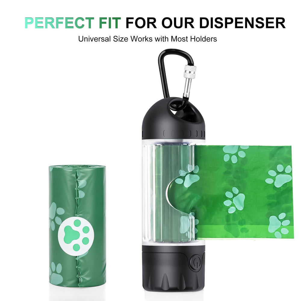 Tubasion 0.015mm reinforced dog poop bags resist heavy waste