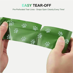Tubasion 9x13-inch poop bags size ideal for small to large dogs on walks.
