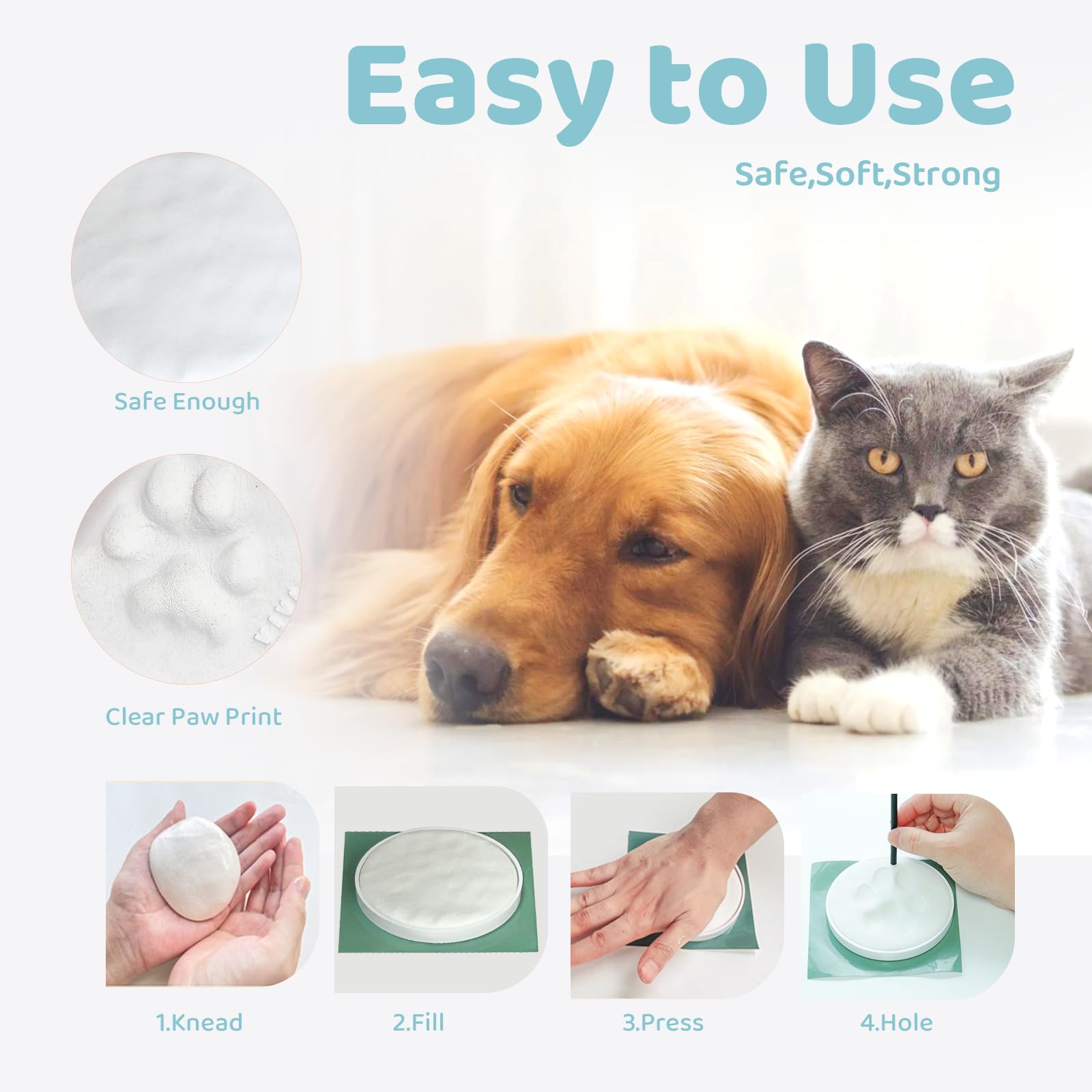Adorno de huellas bebé Tubuui para decorar hogar.