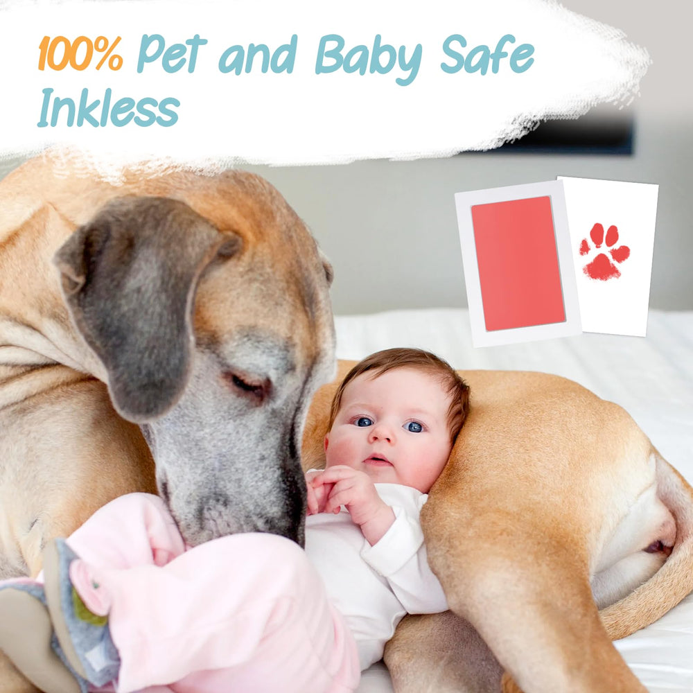 Tubuui clean-touch inkless pad for pets delivers clear prints with zero ink mess.