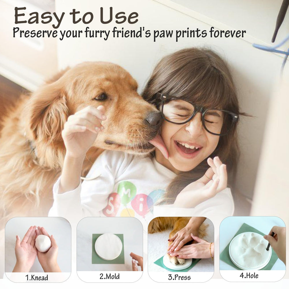 Tubuui non-toxic paw print kit ensures safe, mess-free crafting