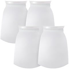 Tudomro aquarium filter sock white closeup showing eight-pack for debris filtration