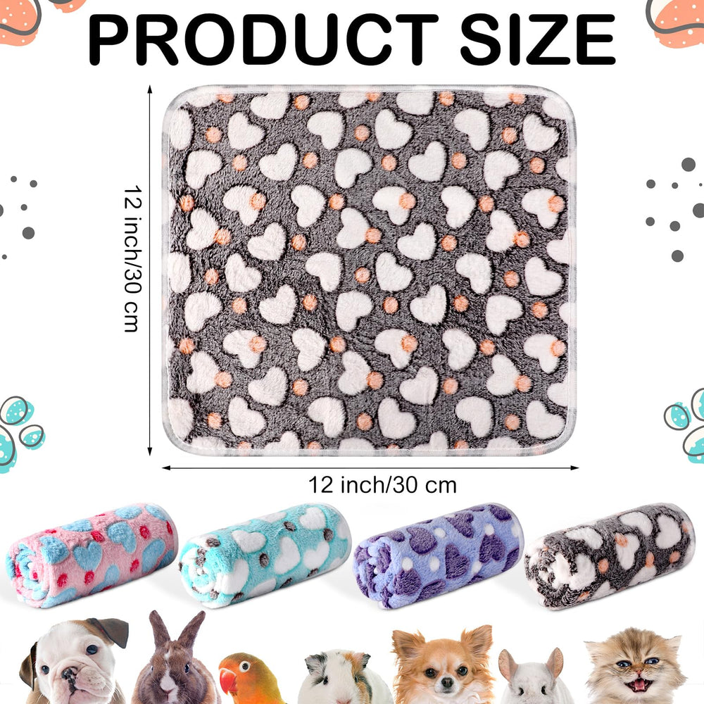 Tudomro soft fleece pet blanket creates a cozy cage liner.