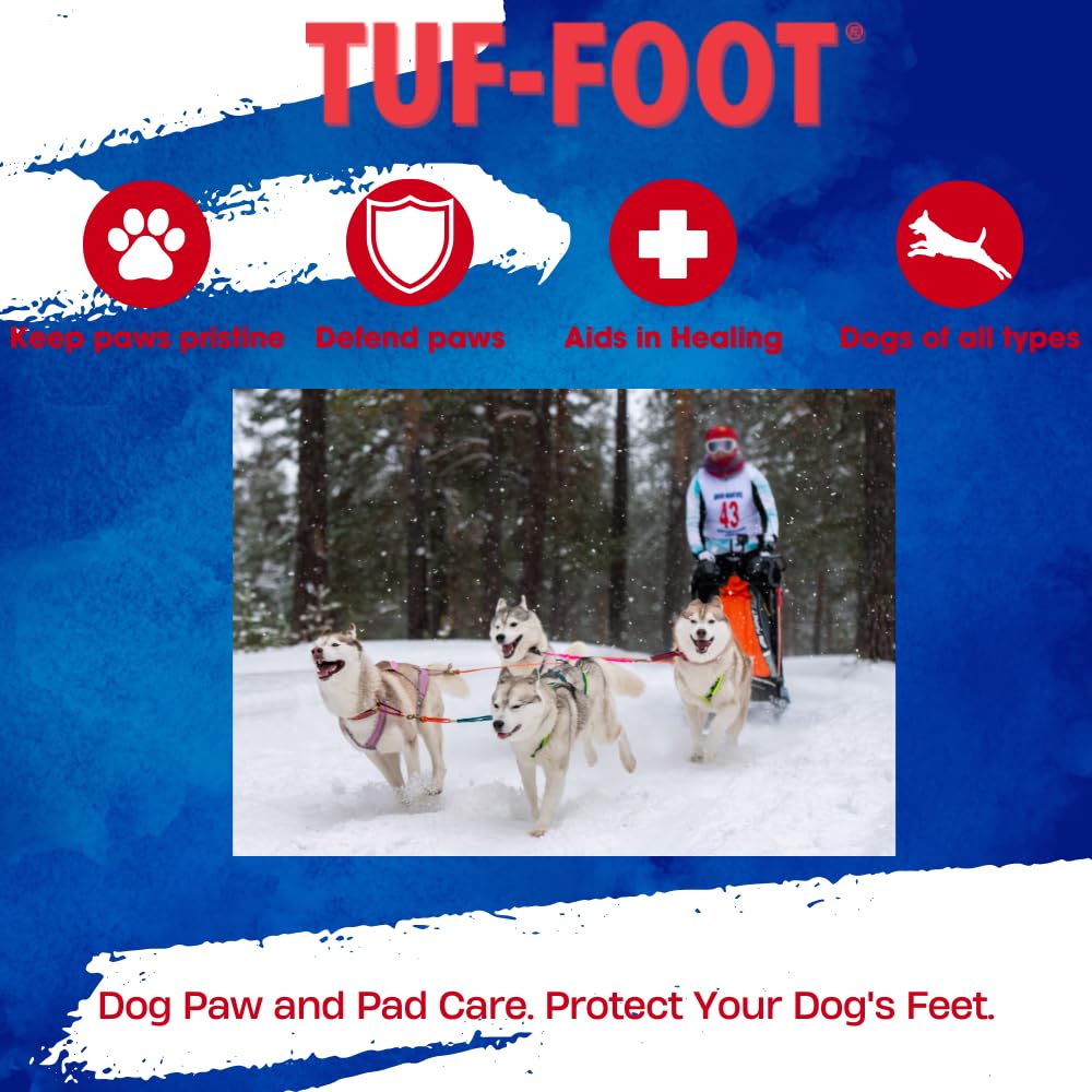 TUF-FOOT horse hoof skin care application supports healing and protection.