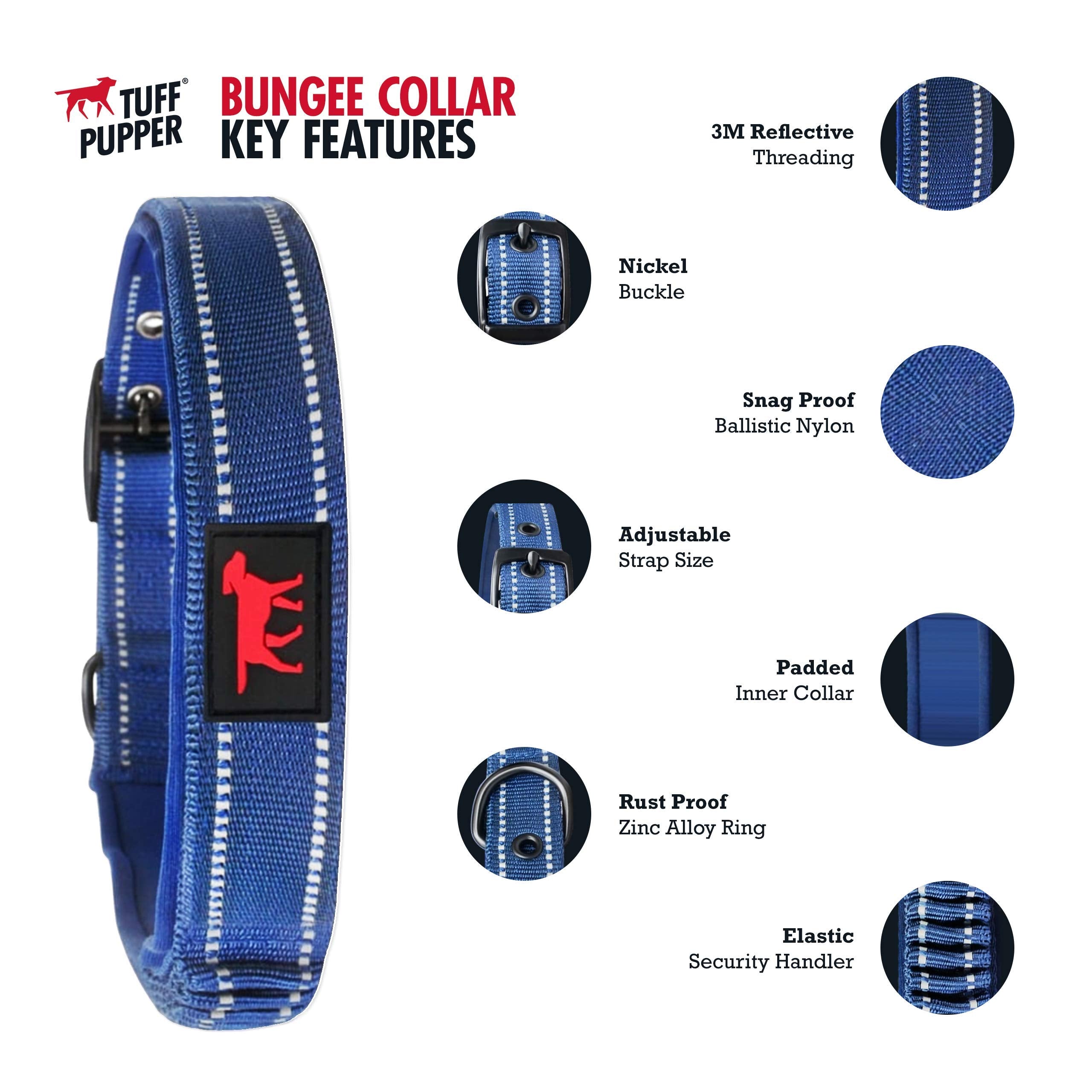 Tuff Pupper 3M reflective trim increases nighttime visibility for safer strolls.