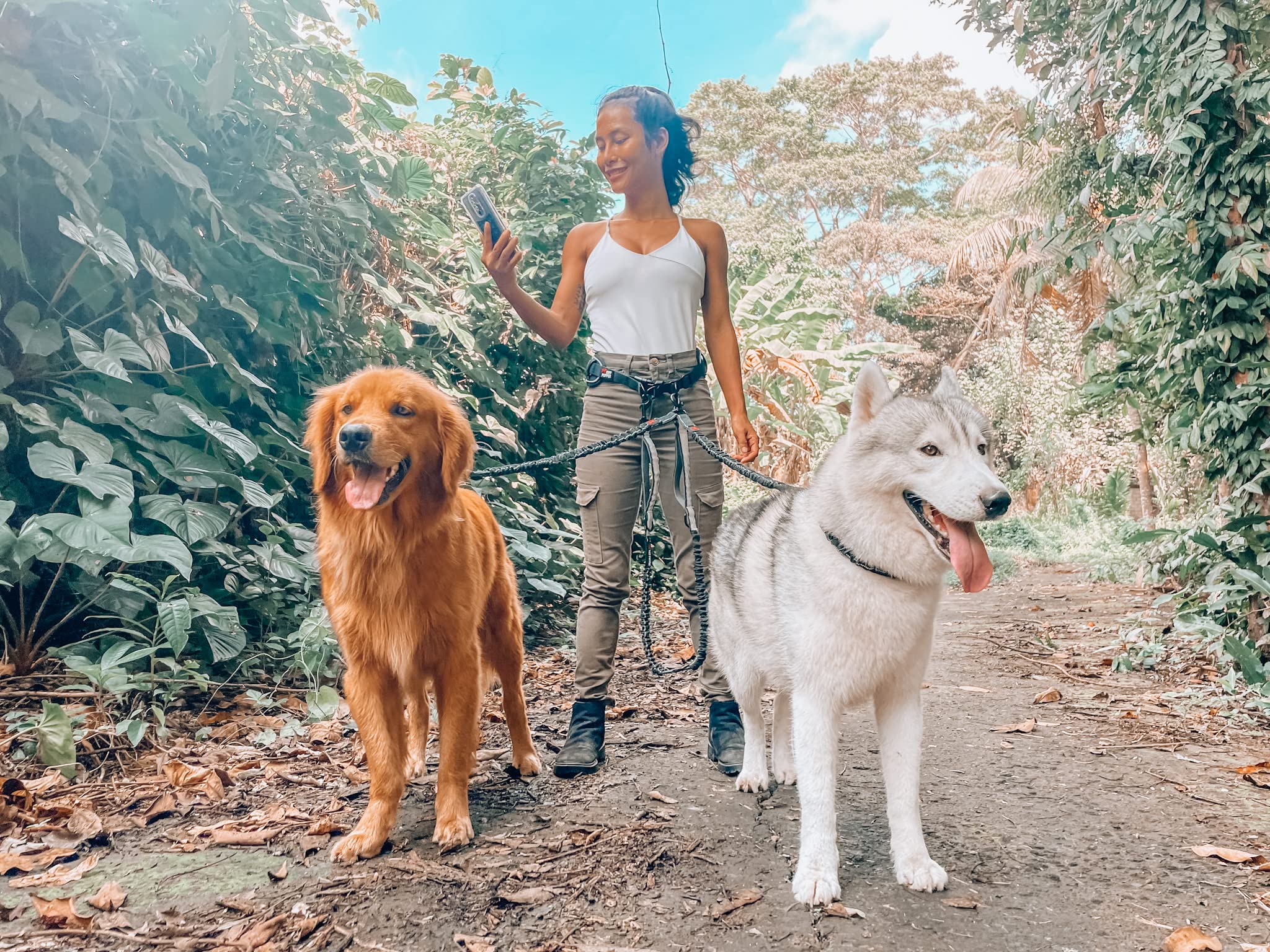 Tuff Pupper extendable multi-dog option demonstrated with add-ons