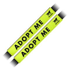 Tuff Pupper leash sleeve on a leash front view for high visibility during walks.