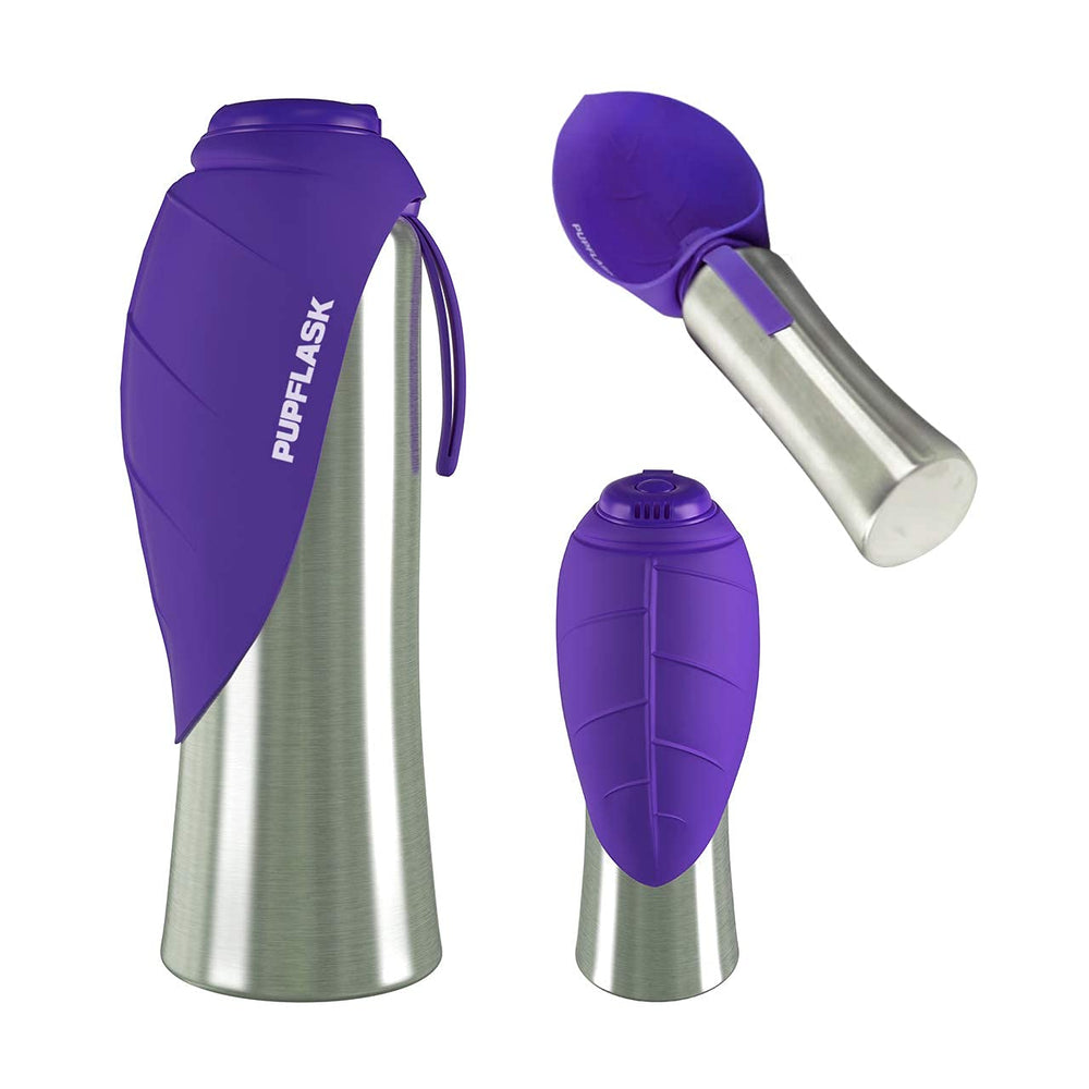 Tuff Pupper PupFlask easy one-handed use on parks and trips.