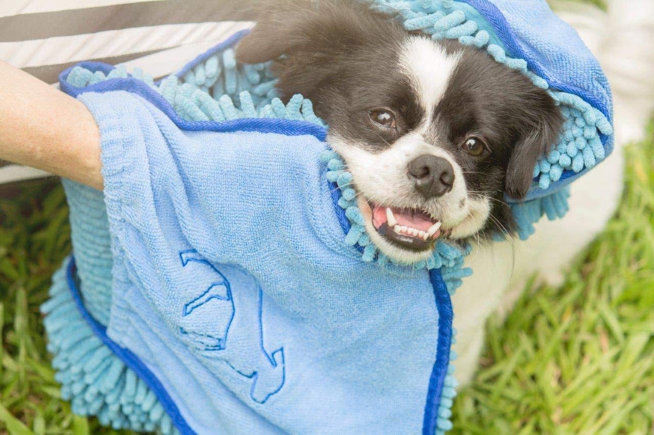 Tuff Pupper Quick Dry Towel 35x14-inch size fits all breeds.