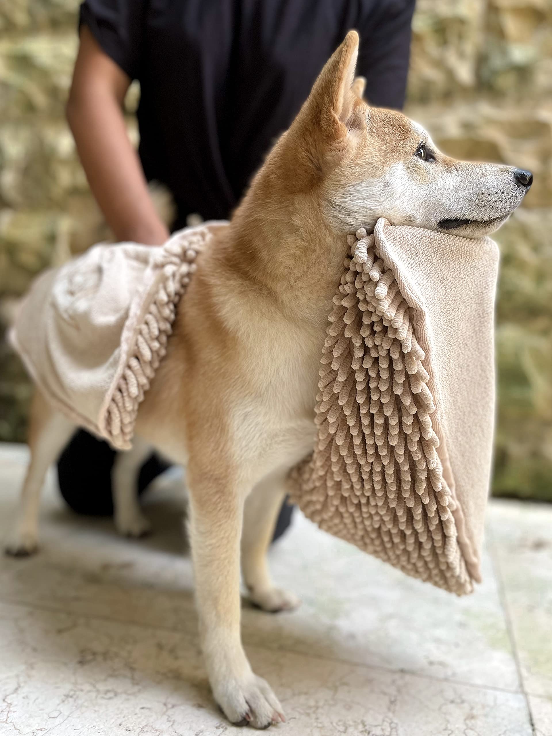 Tuff Pupper Quick Dry Towel machine washable and durable for busy homes