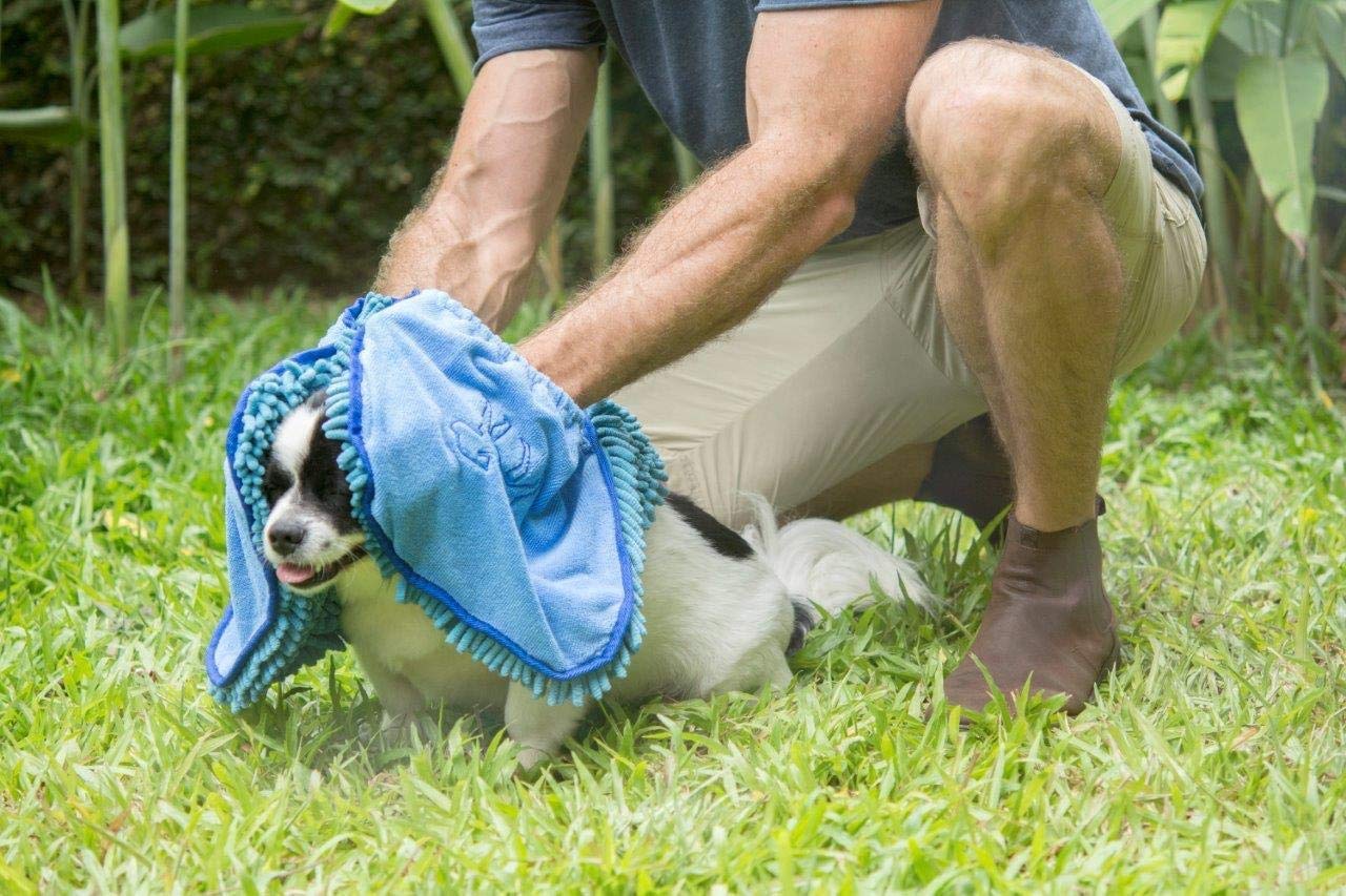 Tuff Pupper Quick Dry Towel odor-resistant keeps things smelling fresh.