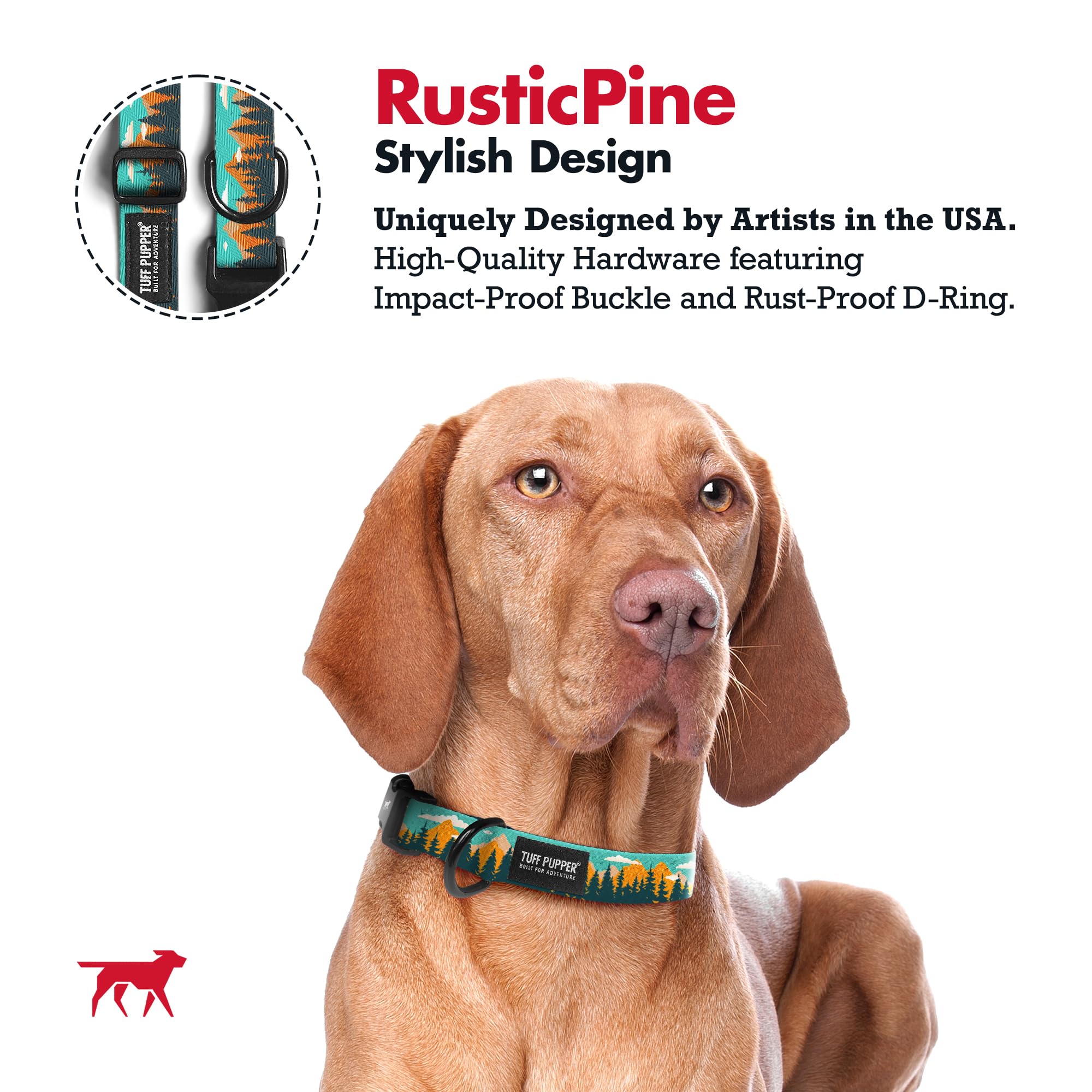 Tuff Pupper quick-release buckle closeup demonstrates easy on-off for busy owners
