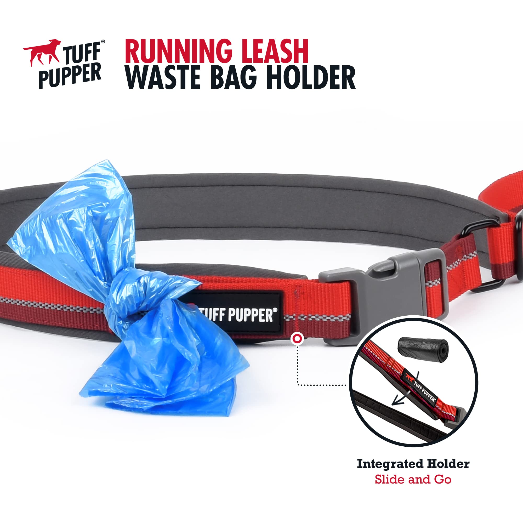 Tuff Pupper 3M reflective stitching boosts nighttime visibility for safer evening walks.