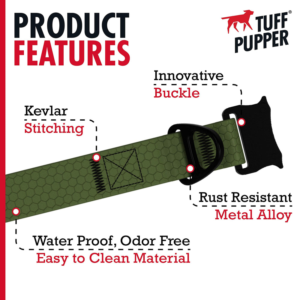 Tuff Pupper size chart collar guides fit for most breeds