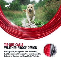 Tuff Pupper stainless steel hooks withstand strong pulls for confident control.