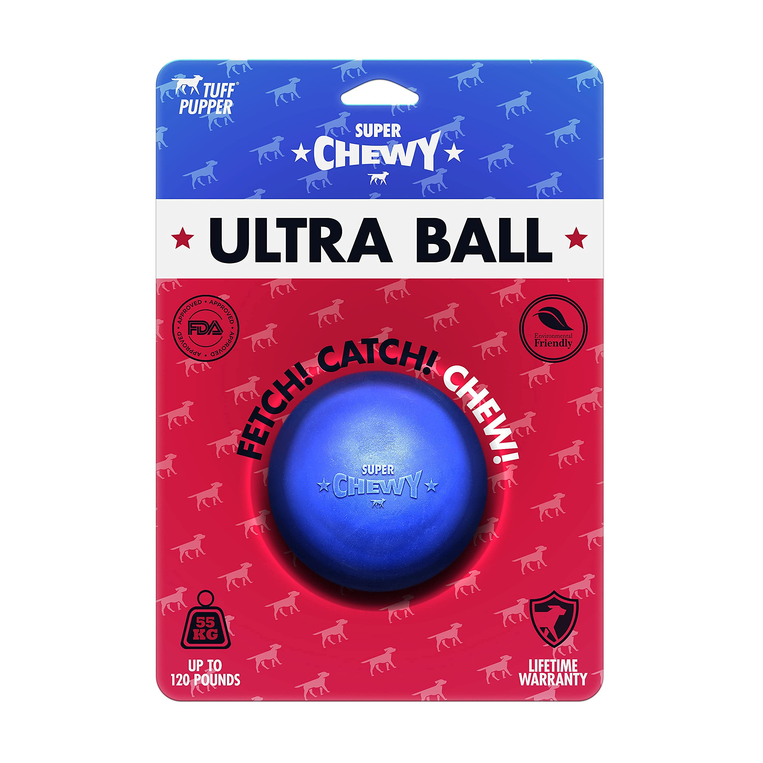 Tuff Pupper SuperChewy toy uses safe materials and simple cleaning after play.