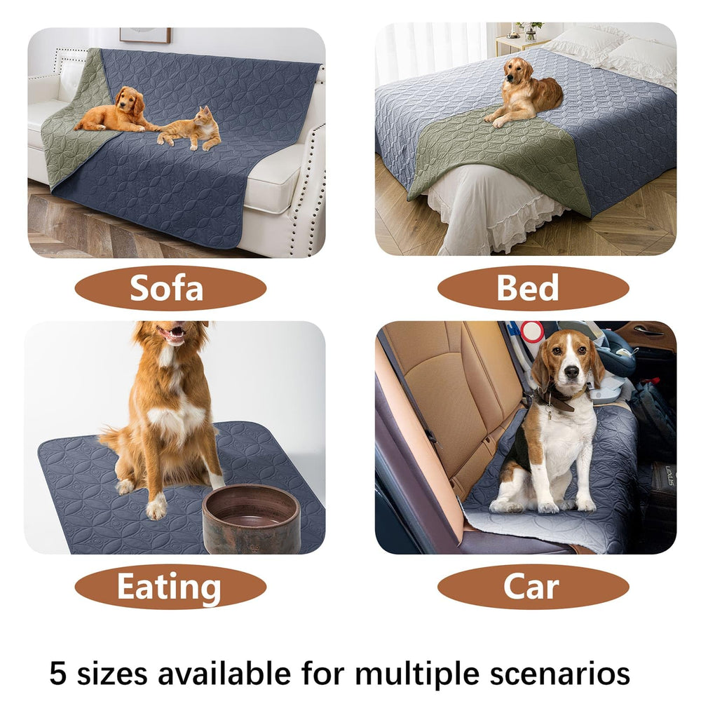 Tuffeel dog blanket care icon indicating machine wash and dry options.