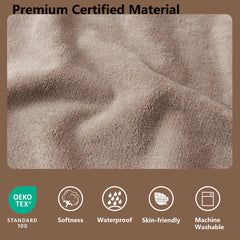 Tuffeel reversible pet throw offers velvet and flannel comfort.