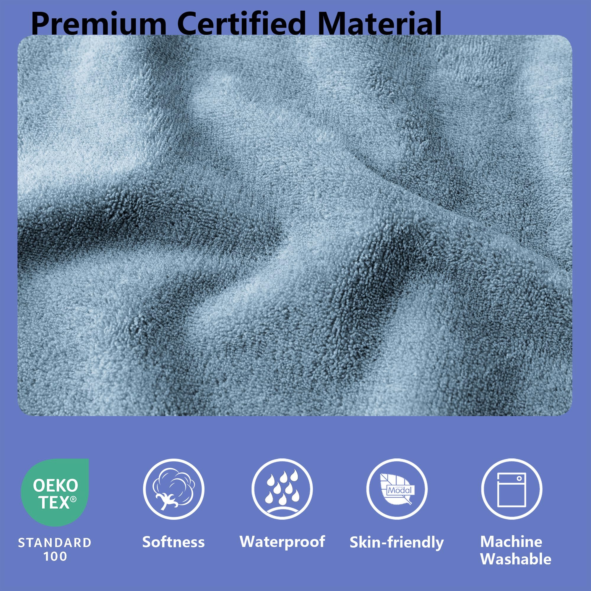 Tuffeel waterproof lining detail highlights leak-proof interior