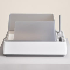 Tuft & Paw Cove litter box open-top provides easy access and modern style.