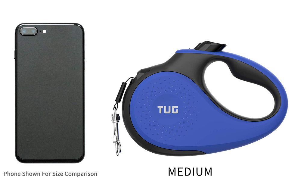 TUG 360° leash on a daily walk setup for easy handling.