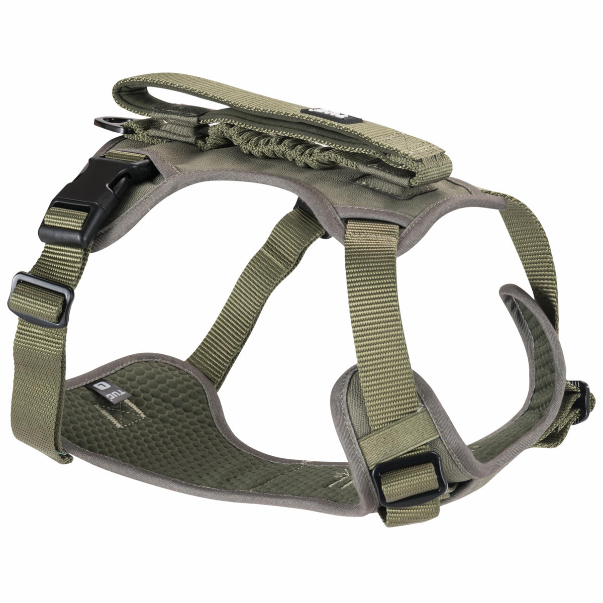 TUG Grab harness front attachment aids training and quick control.