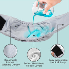 Tuiskusa male dog diapers adjustable Velcro strap for secure fit during activity