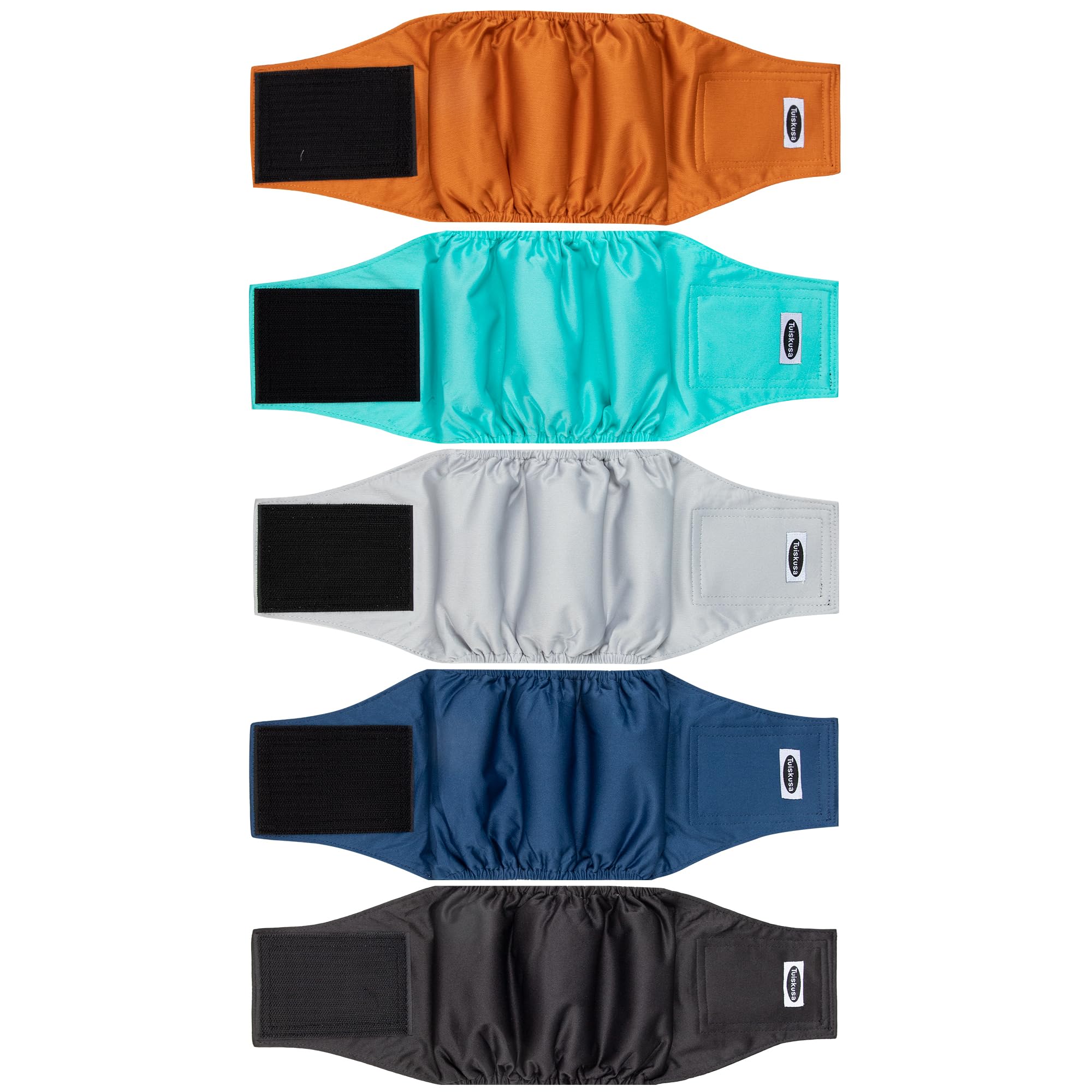 Tuiskusa male dog diapers pack close-up showing soft fabric for comfort