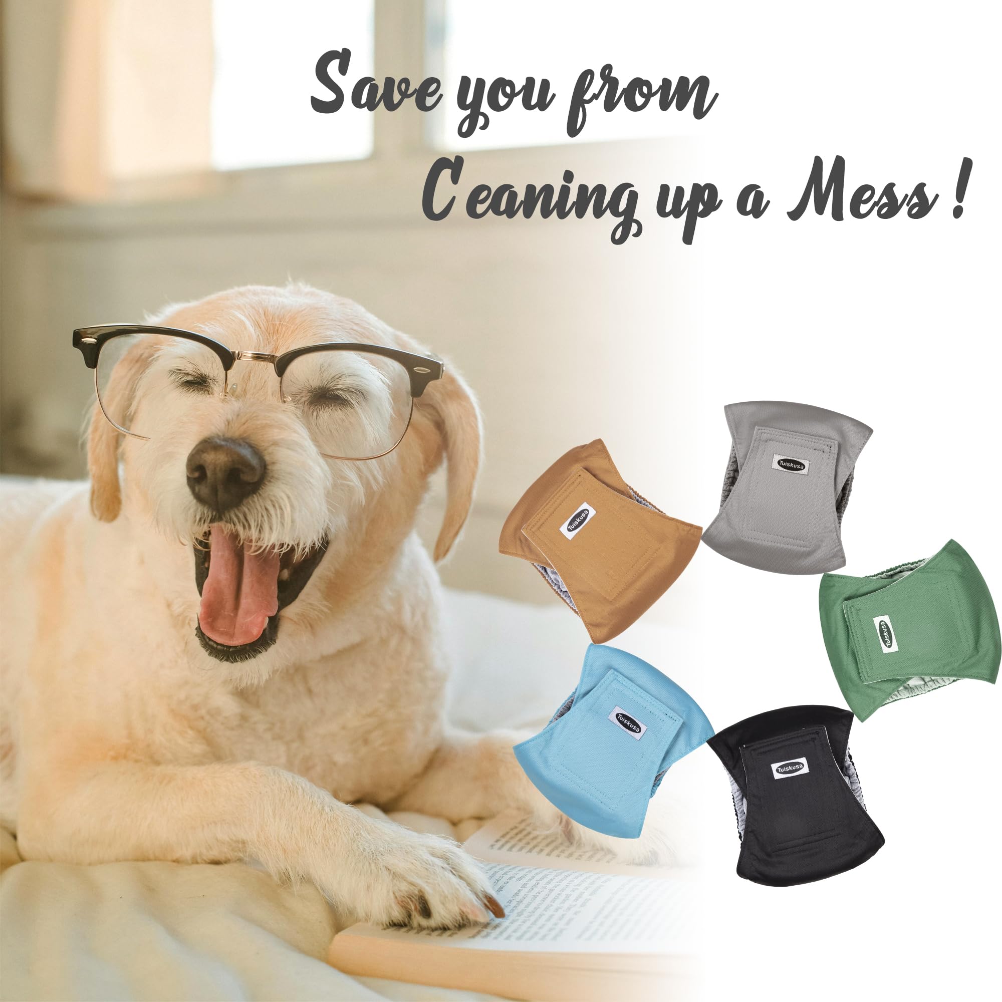 Tuiskusa washable reusable design lowers waste and cost over time.