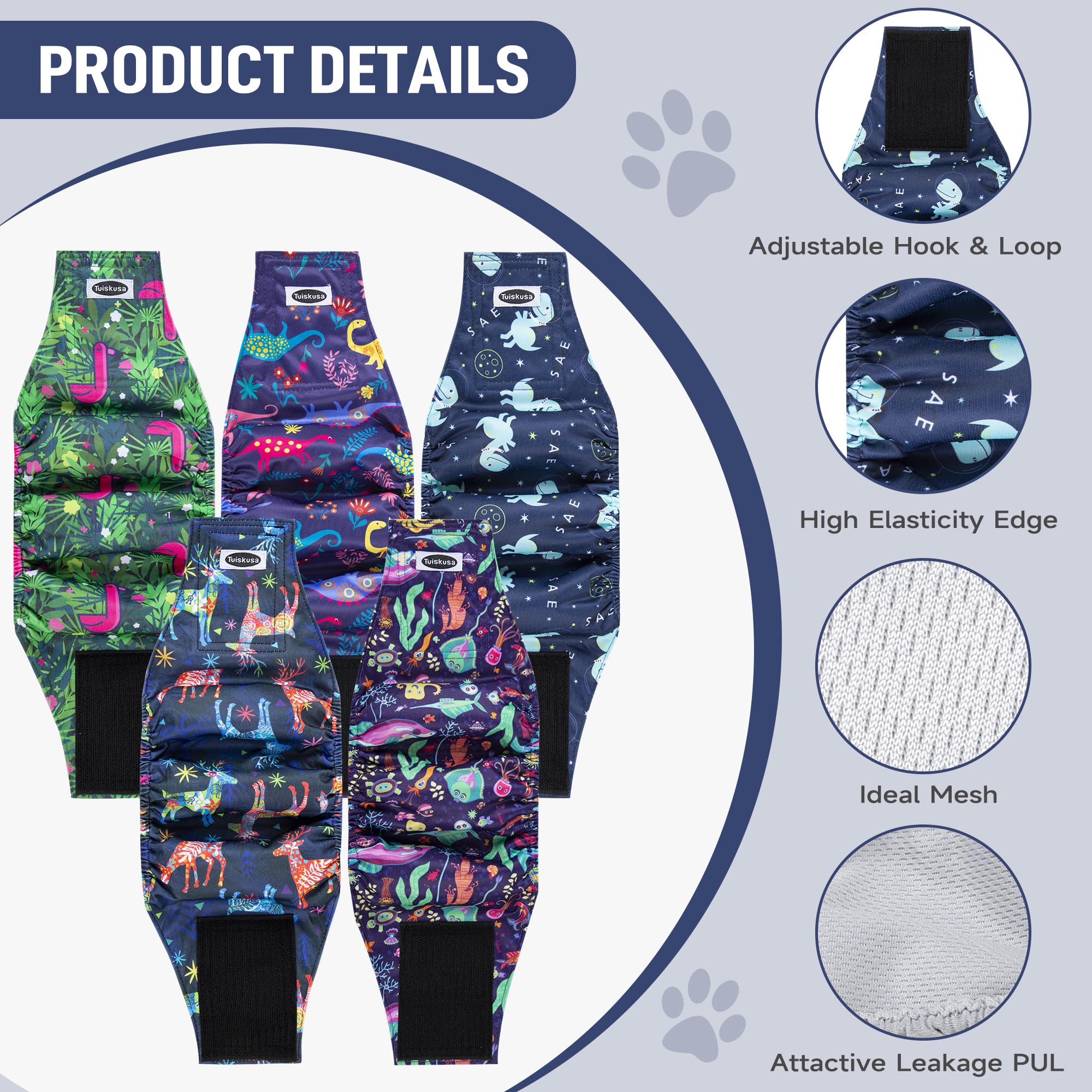 Tuiskusa multiple sizes option ensures perfect fit for different waists