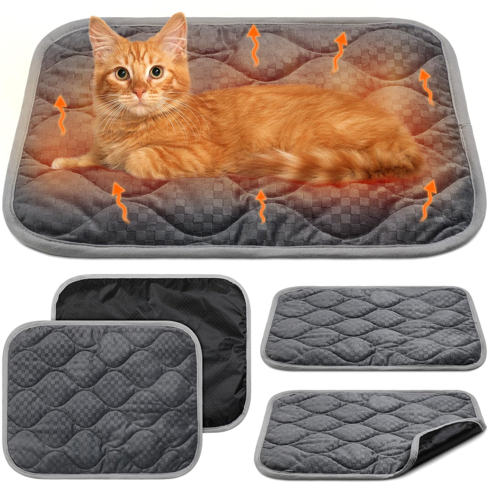 Tujoe self warming cat mat closeup fabric texture offering cozy warmth