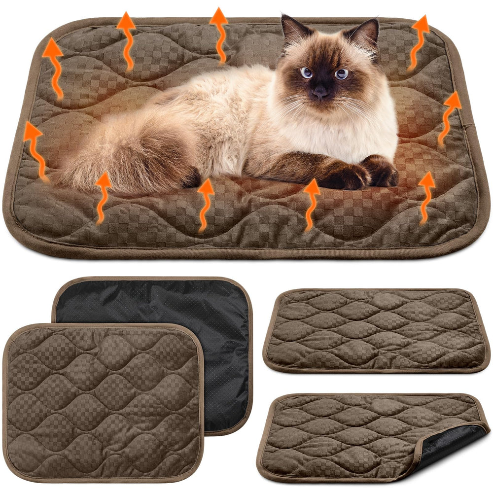 Tujoe self-warming cat mat packaging showing cozy warmth solution for pets