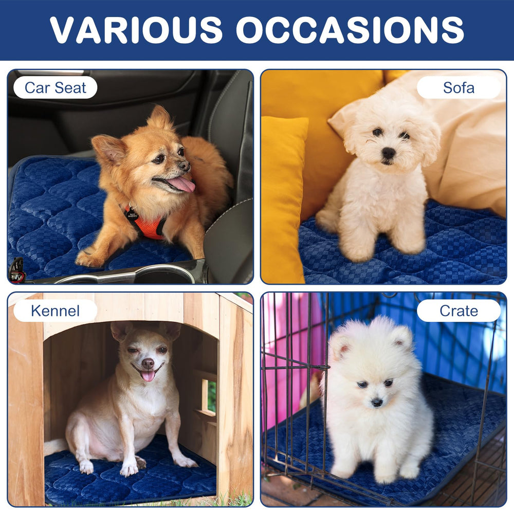 Tujoe self-warming cat mat crate bed use helps pets stay warm in crates