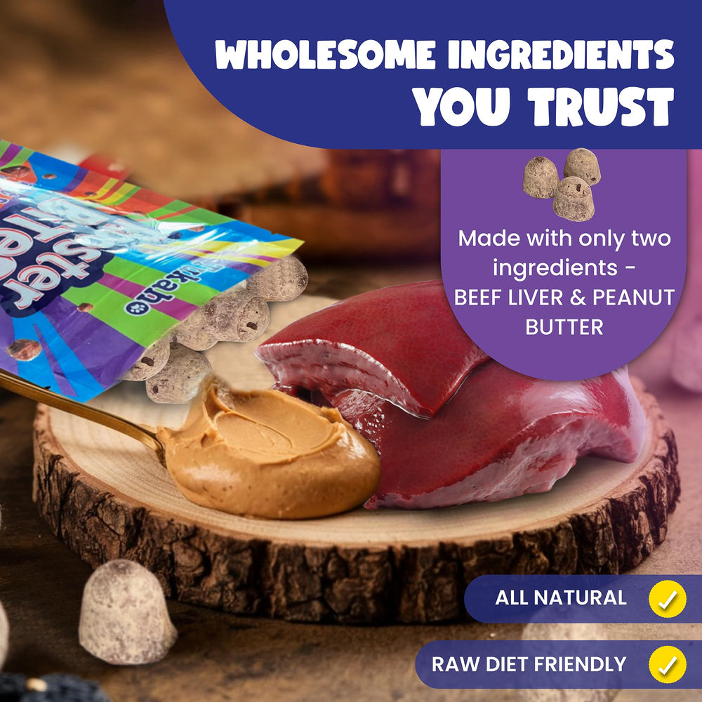 TUKAHO Rooster Bites serve as high-value training rewards to boost focus.