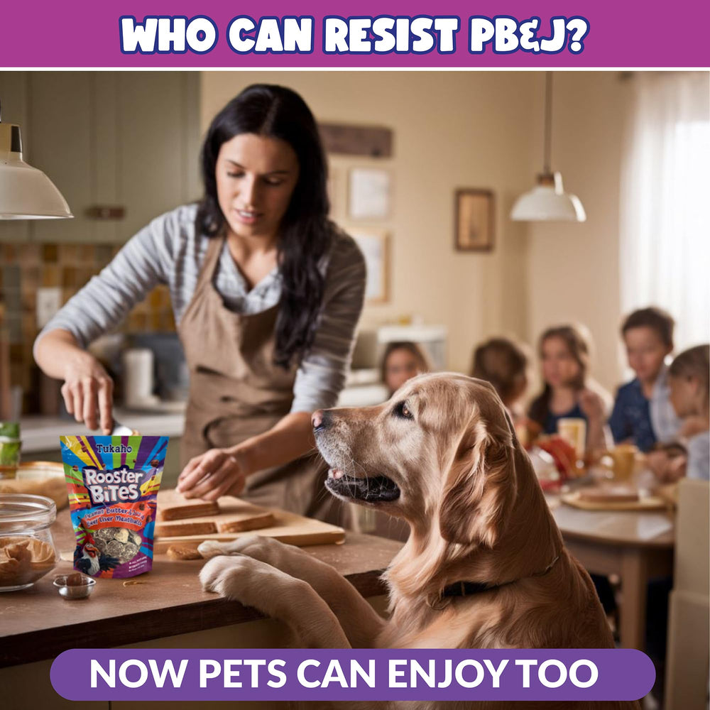 TUKAHO Rooster Bites are USA-made with human-grade ingredients you can trust during training.