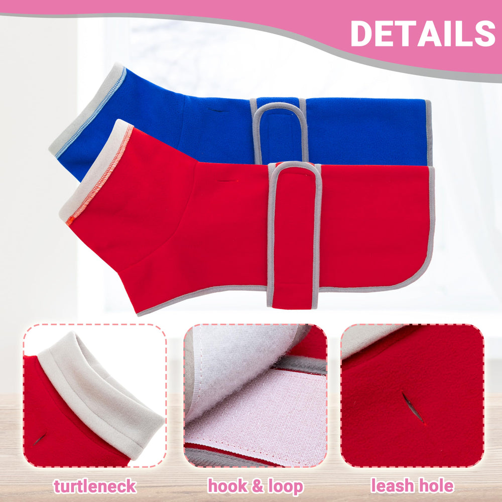 TUKOAW dog coat 2-pack color variation 1 offers versatile styling for everyday wear.