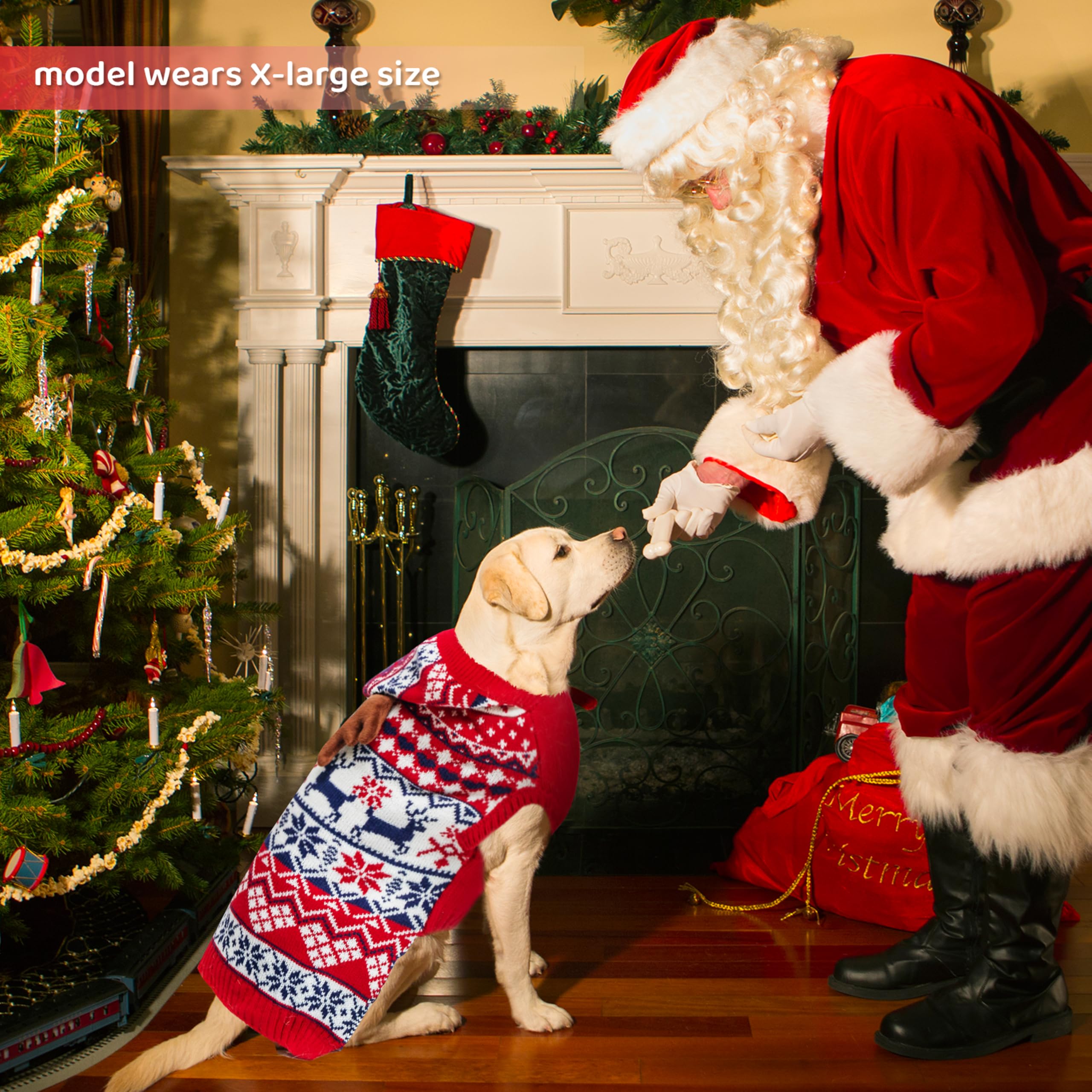 TUKOAW dog sweater chest and abdomen coverage protects from cold winds.
