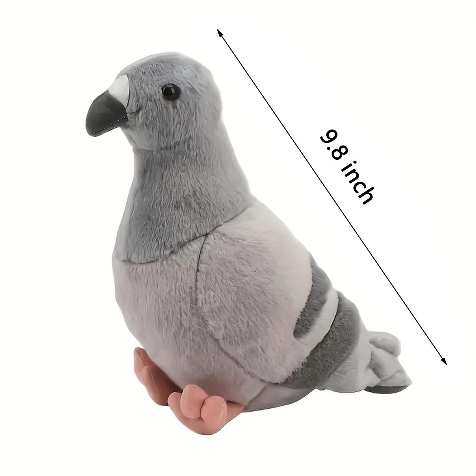 TUKVESZE Pigeon plush toy packaging image suggests gift-ready holiday toy