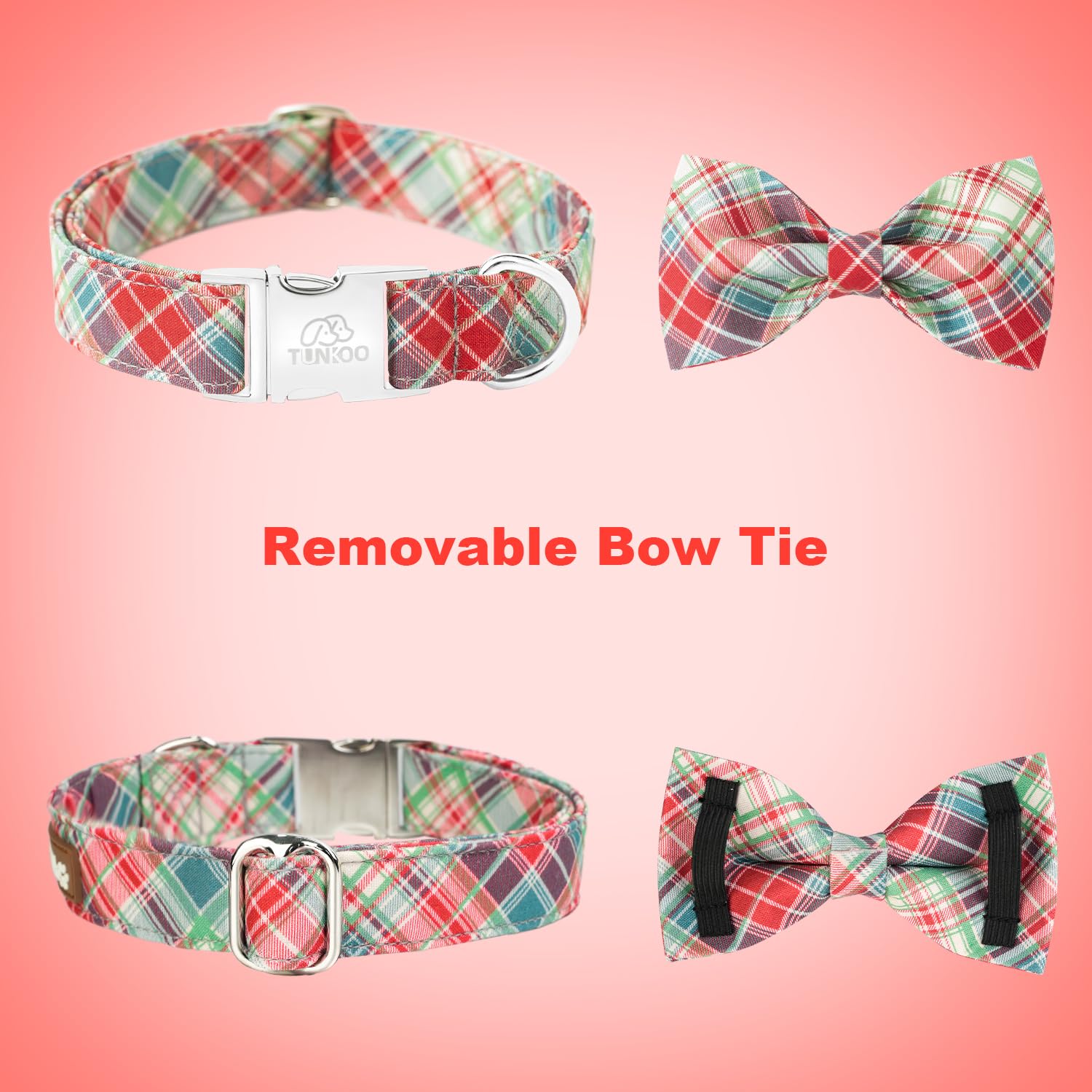 Tunkoo adjustable sizes for small, medium, and large dogs.